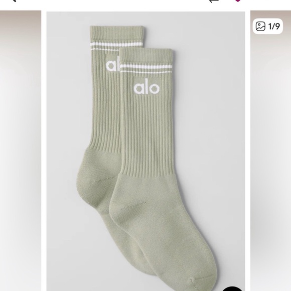 ALO Yoga Accessories - ALO Yoga Unisex Throwback Sock